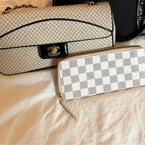 Chanel Vintage Bag & Louis Vuitton Wallet